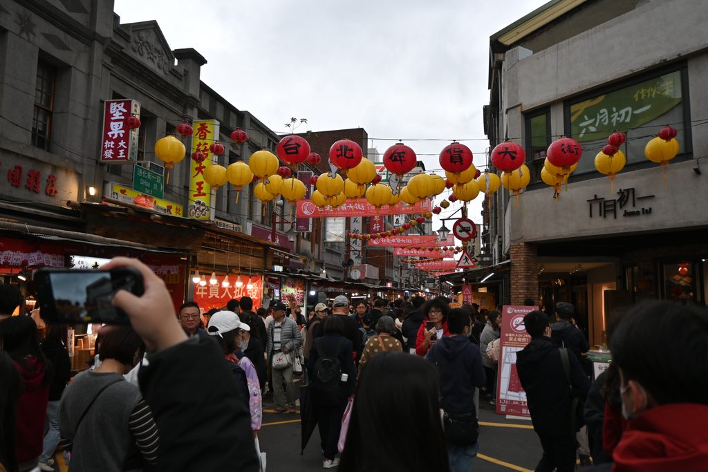 大稻埕迪化街的老屋街景